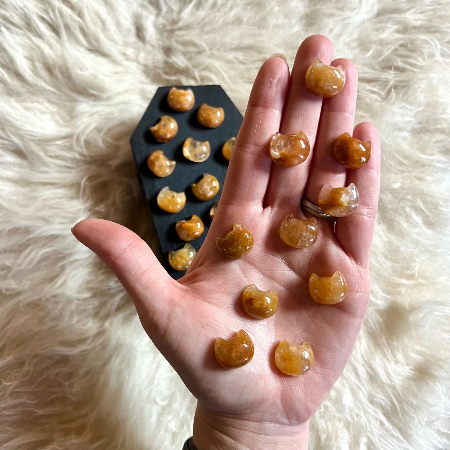 Golden Healer Quartz Mini Kitty