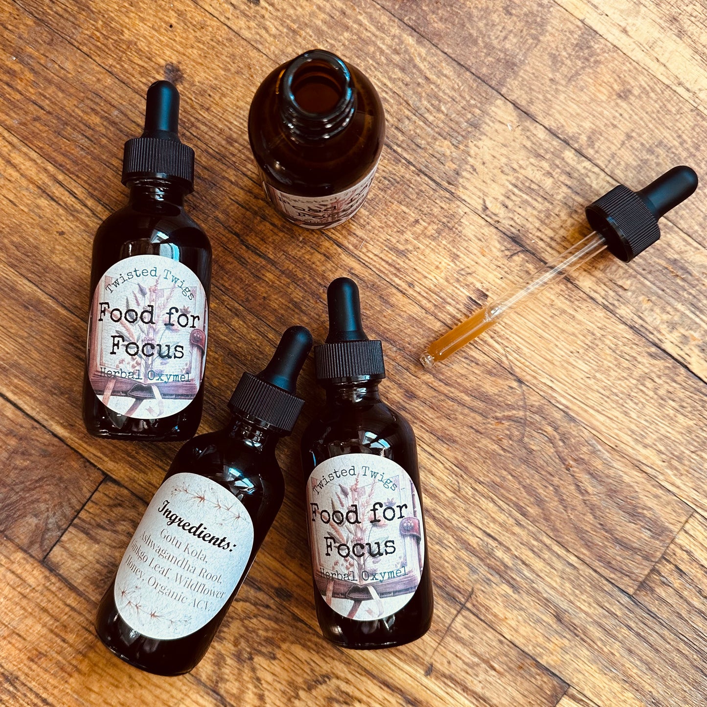 Food for Focus | Herbal Oxymel |