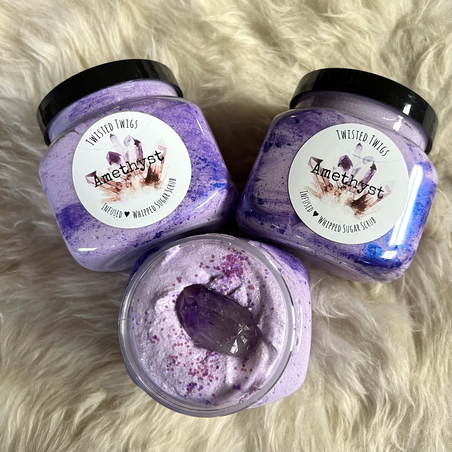 Amethyst | Infused Whipped Sugar Scrub |