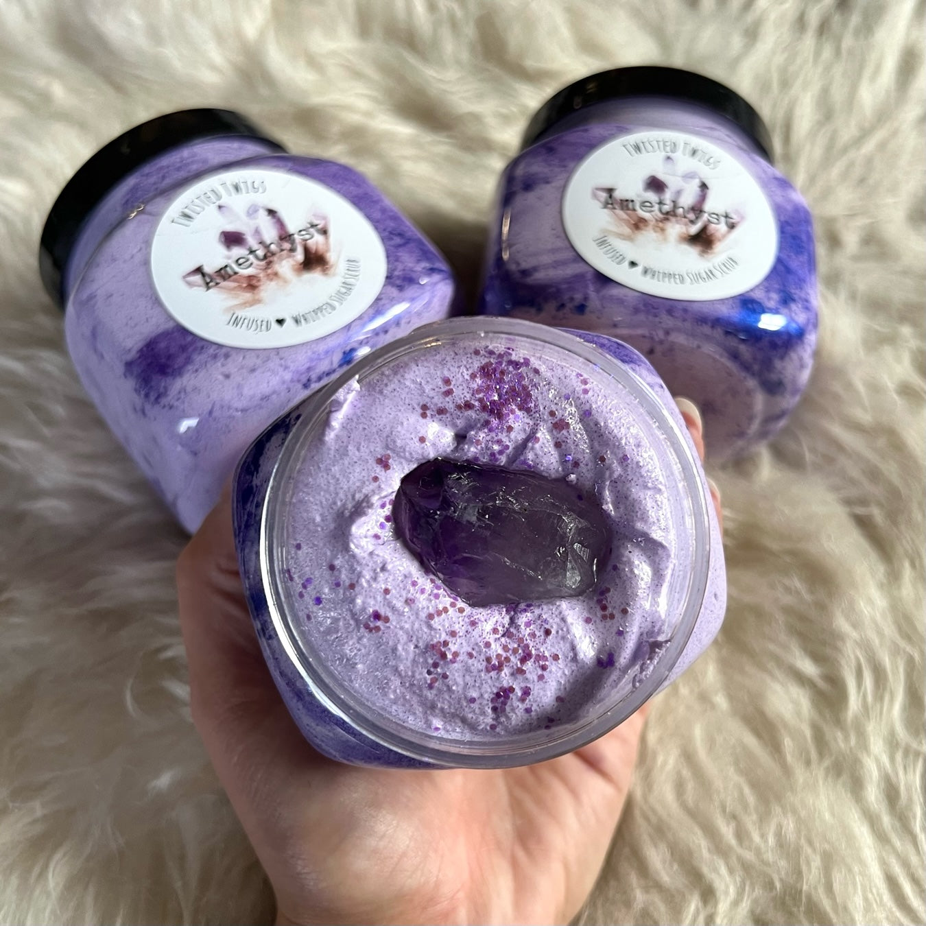 Amethyst | Infused Whipped Sugar Scrub |