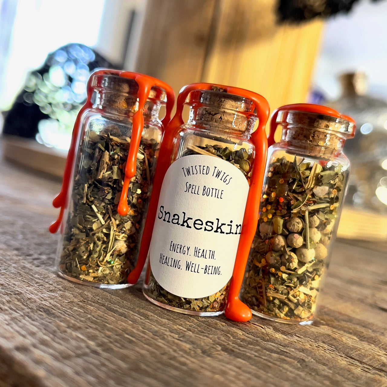 Snakeskin Spell Bottle