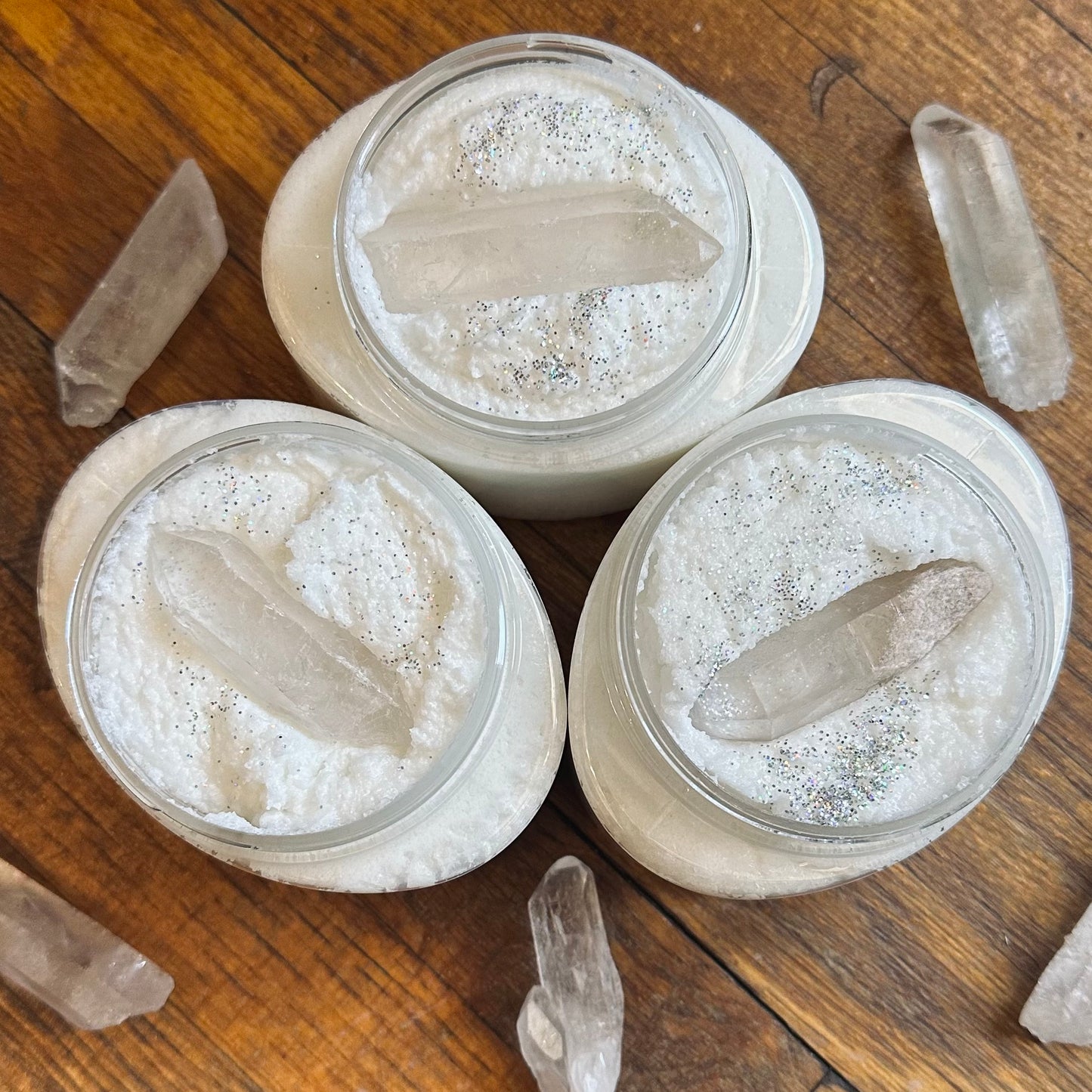 Clear Quartz | Infused Whipped Sugar Scrub