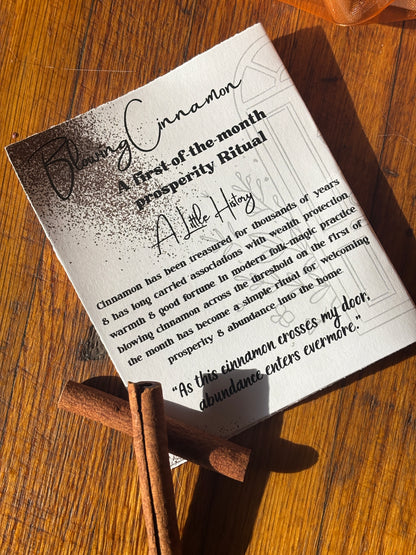 Blowing Cinnamon | Jar + Card |