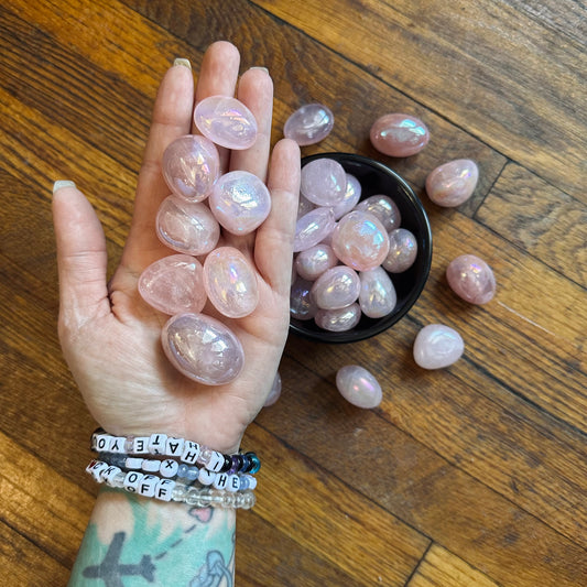 Rose Aura Quartz