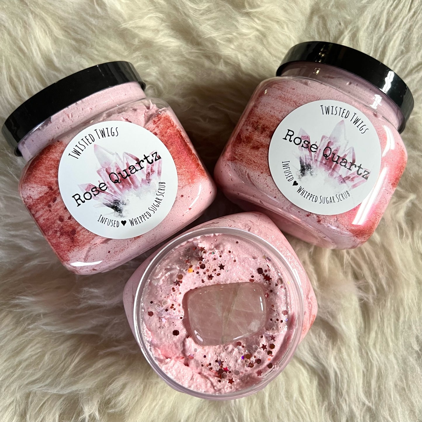 Rose Quartz | Infused Whipped Sugar Scrub