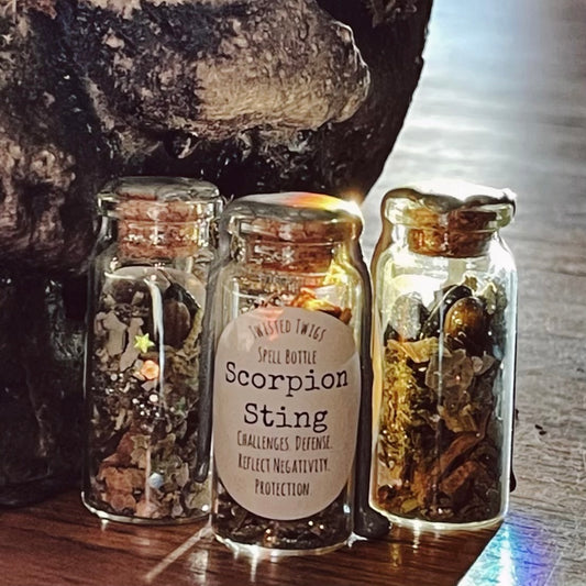 Scorpion Sting Spell Bottle